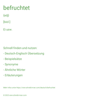 befruchtet