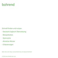 bohrend