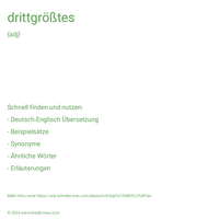 drittgrößtes