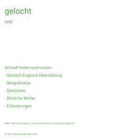 gelocht