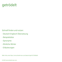 getrödelt