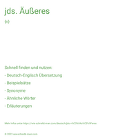 jds. Äußeres