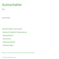 Autoschalter