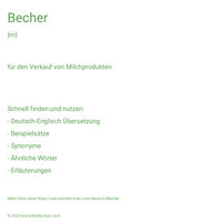 Becher