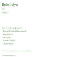 Befehlstyp