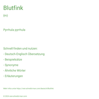 Blutfink