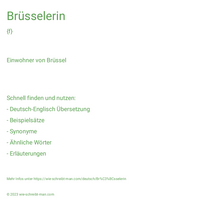 Brüsselerin