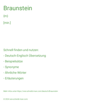 Braunstein