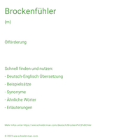 Brockenfühler