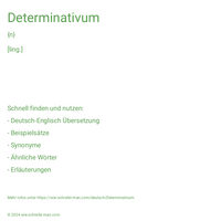 Determinativum