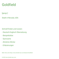 Goldfield