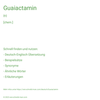 Guaiactamin