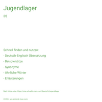 Jugendlager