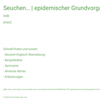 Seuchen… | epidemischer Grundvorgang | epidemische Lage