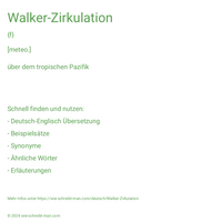 Walker-Zirkulation