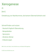 Xenogenese