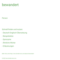 bewandert