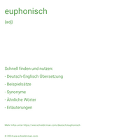 euphonisch