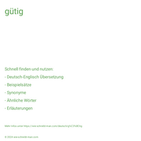 gütig