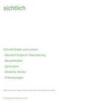 sichtlich