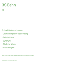 3S-Bahn