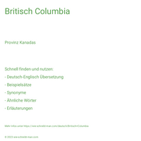 Britisch Columbia