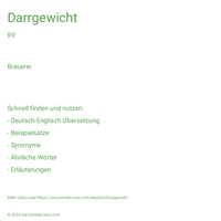 Darrgewicht