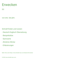 erwecken