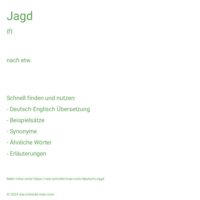 Jagd