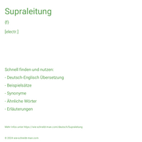 Supraleitung