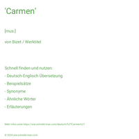 'Carmen'