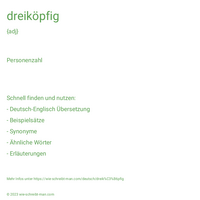 dreiköpfig