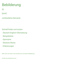 Bebilderung