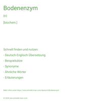 Bodenenzym