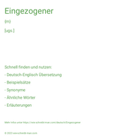 Eingezogener