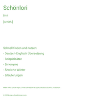 Schönlori