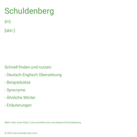 Schuldenberg