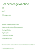 Seebeerengewächse