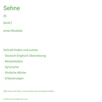 Sehne