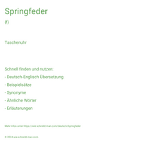 Springfeder