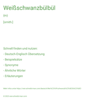 Weißschwanzbülbül