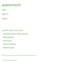 aseismisch