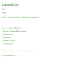 synanthrop