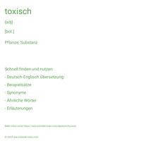 toxisch