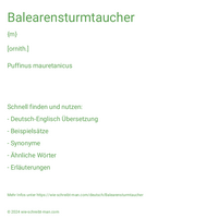 Balearensturmtaucher