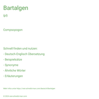 Bartalgen