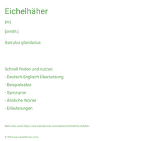 Eichelhäher