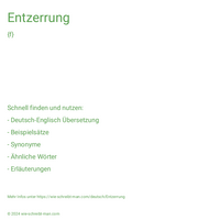 Entzerrung