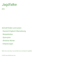 Jagdfalke