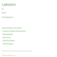 Laktation